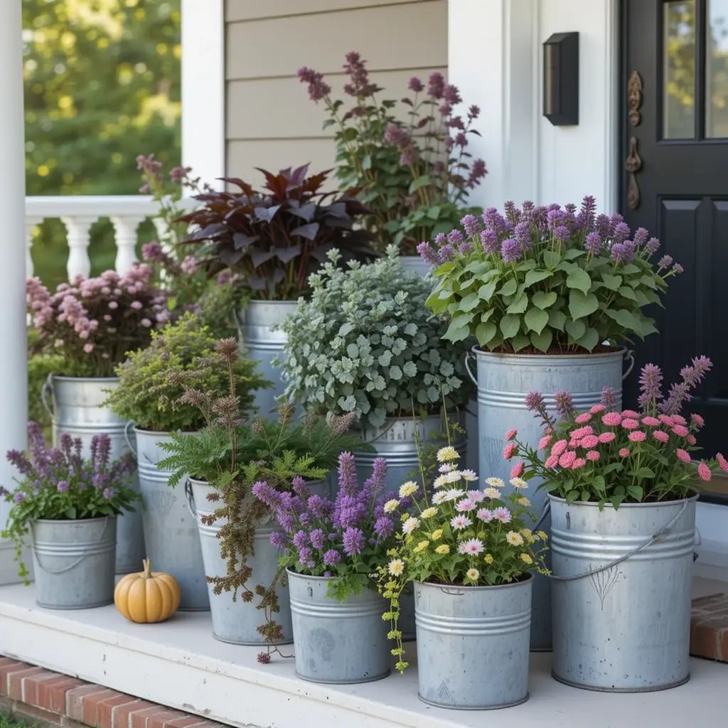 Vintage Container Gardens