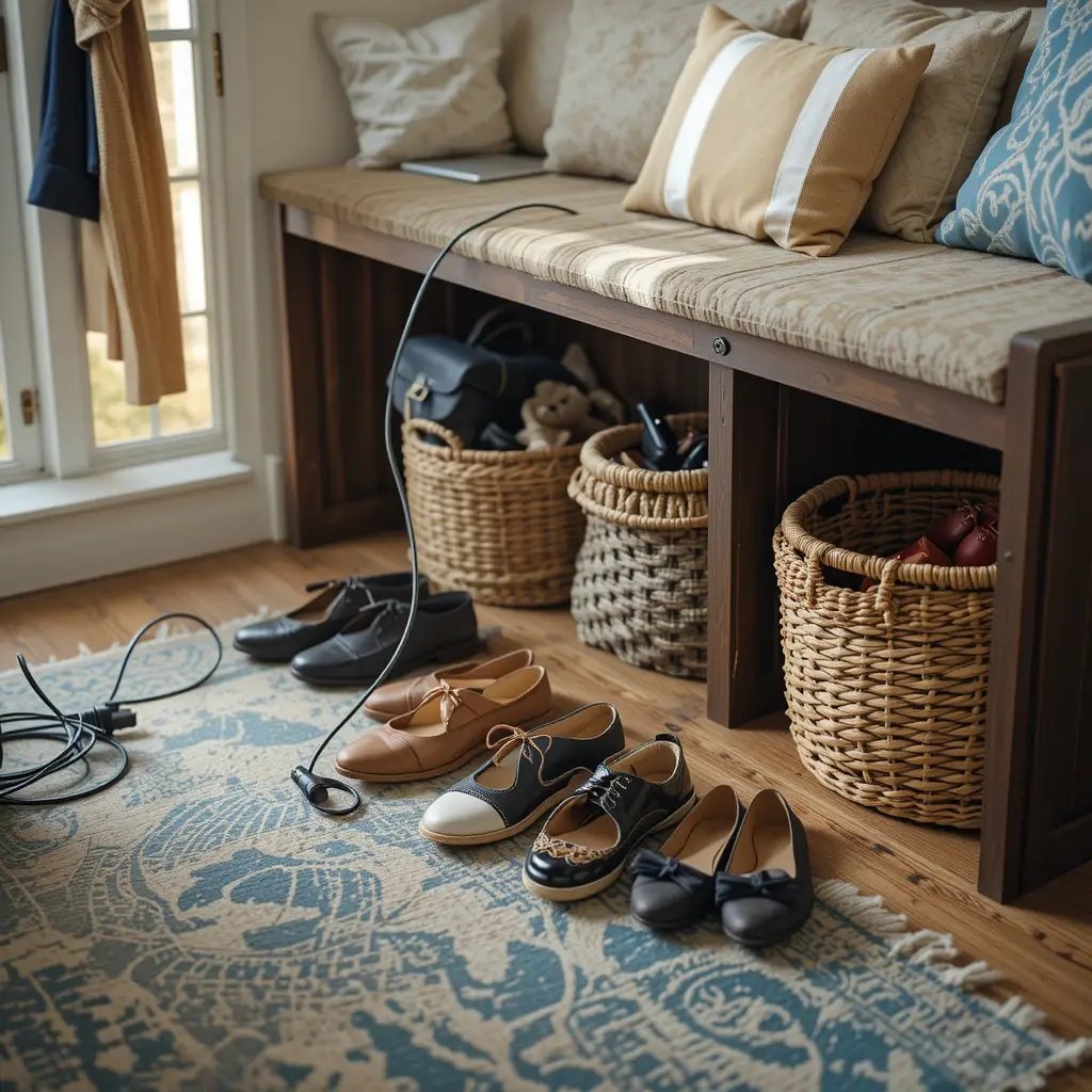 Hide the Ugly (Think Shoes, Cords, and More)