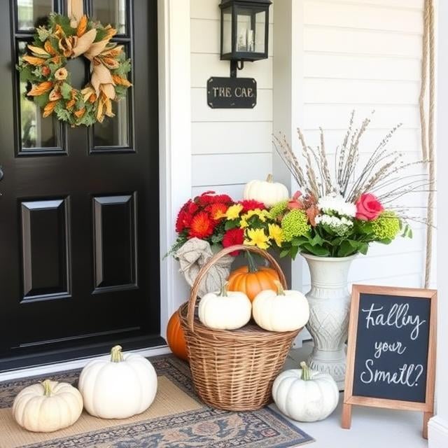 Add a Fall-Festive Touch to Your Entryway