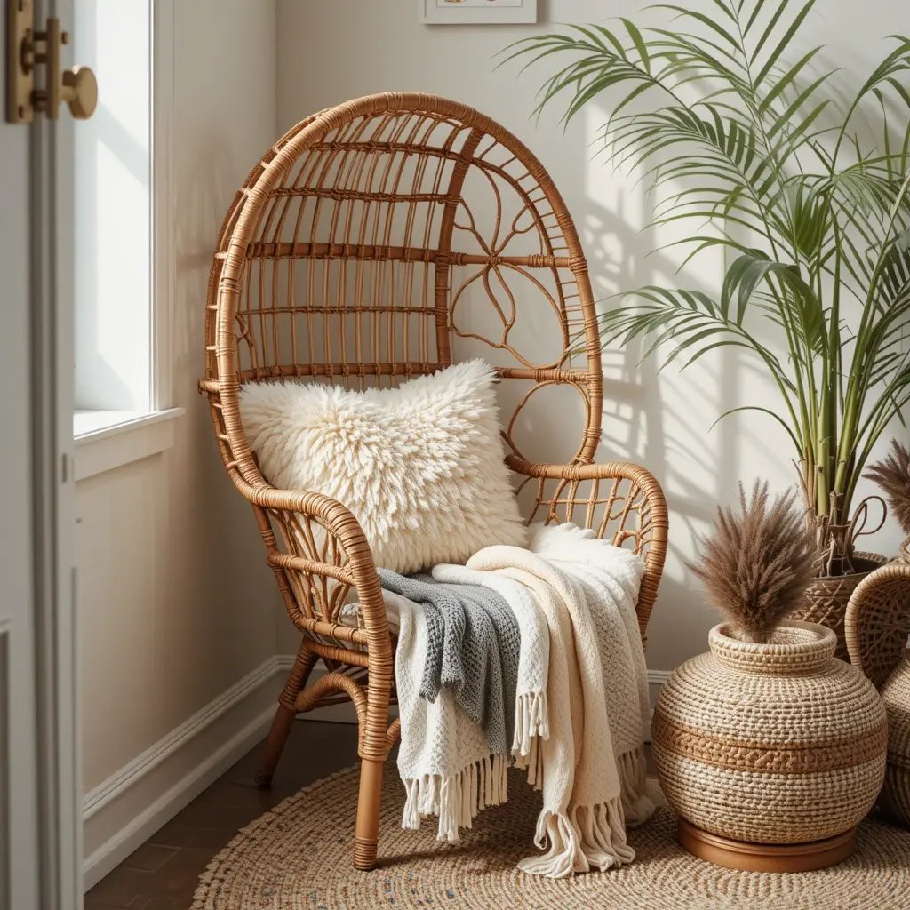 Add a Wicker or Rattan Chair