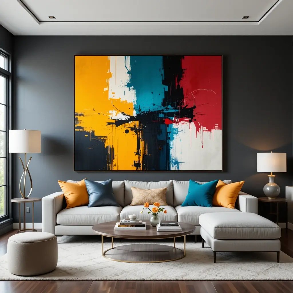 Add a Bold Piece of Modern Art