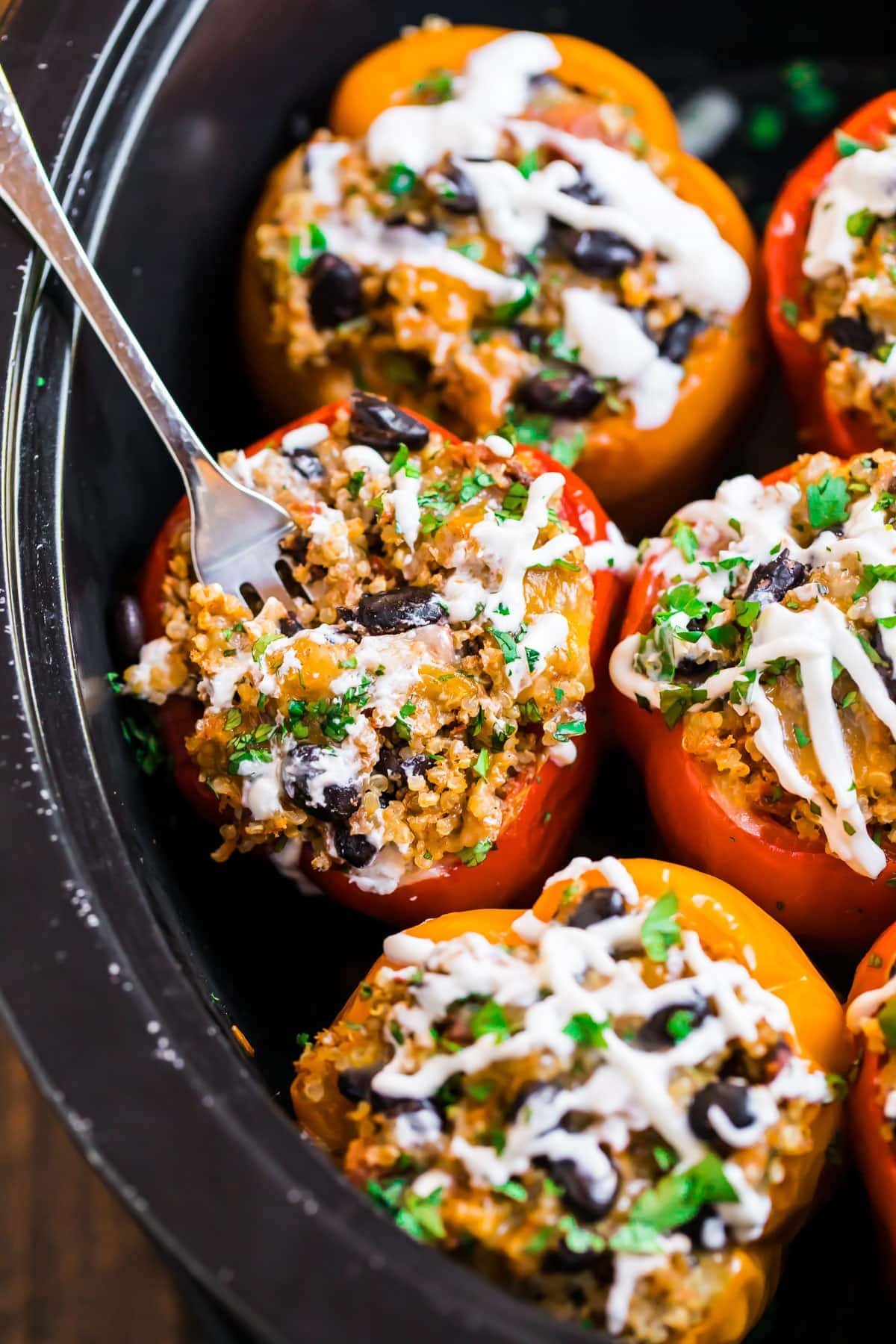 Slow-Cooker Stuffed Peppers