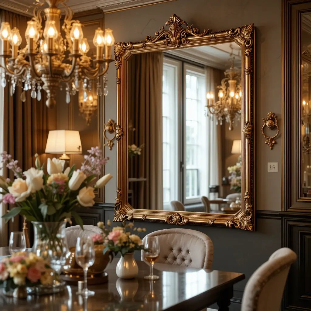 Incorporate Warm Toned Mirrors