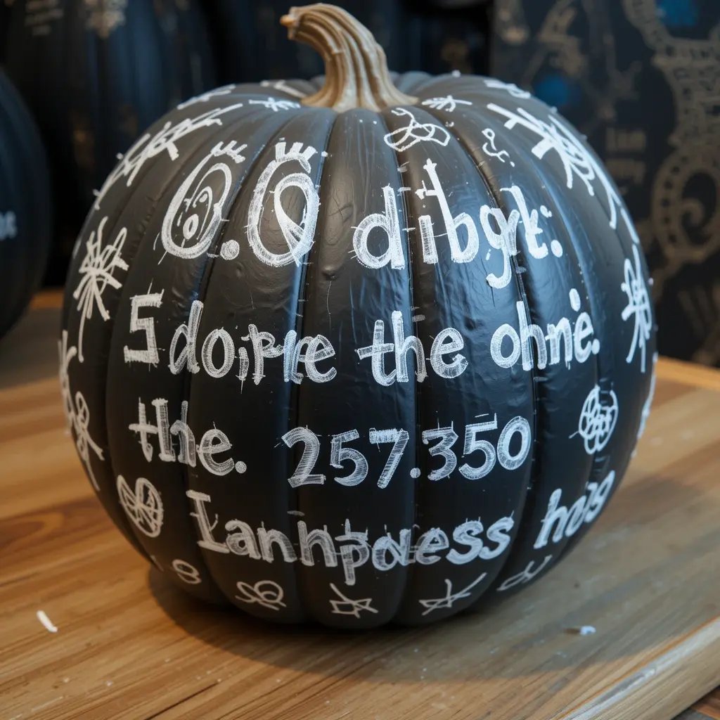 Chalkboard Pumpkin