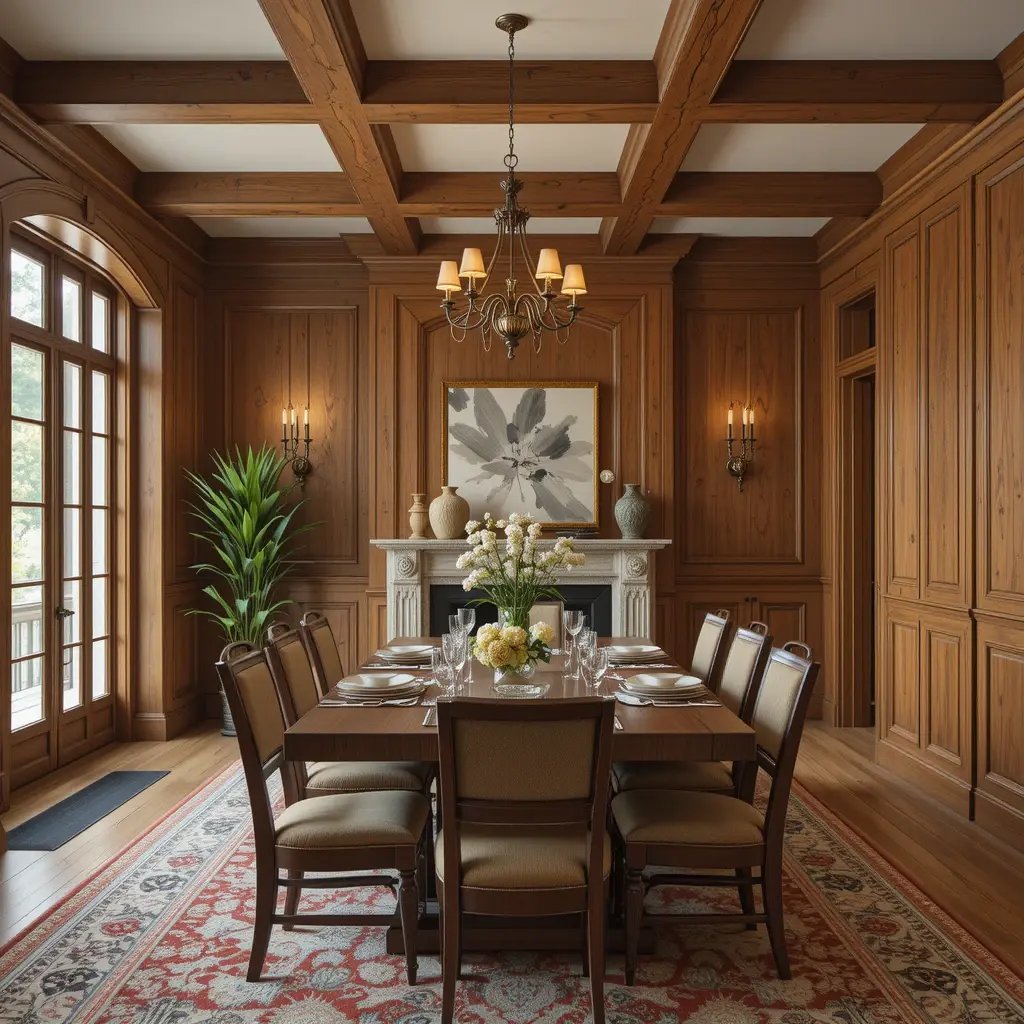 Install Warm Wooden Beams or Paneling