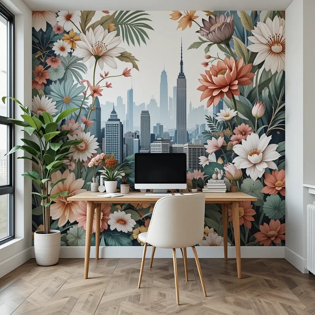 Wall Mural or Peel-and-Stick Wallpaper