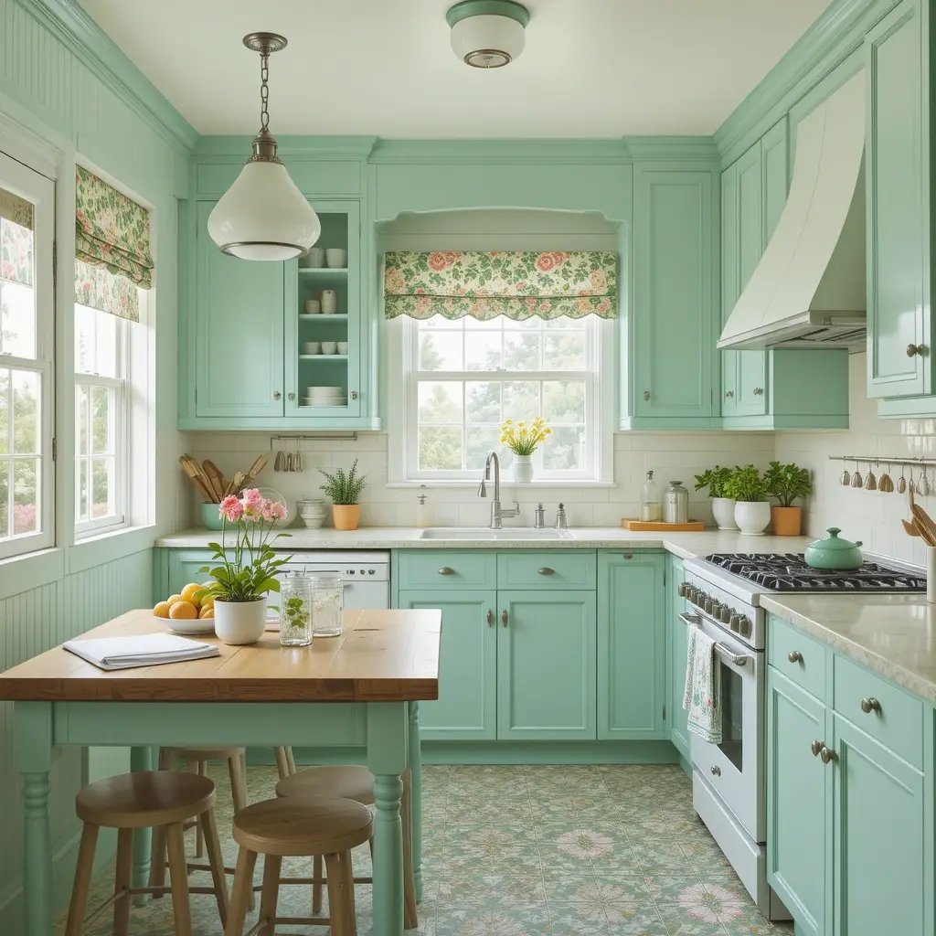 Soft Mint Green
