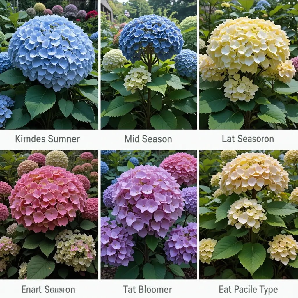 Hydrangea Seasonal Succession