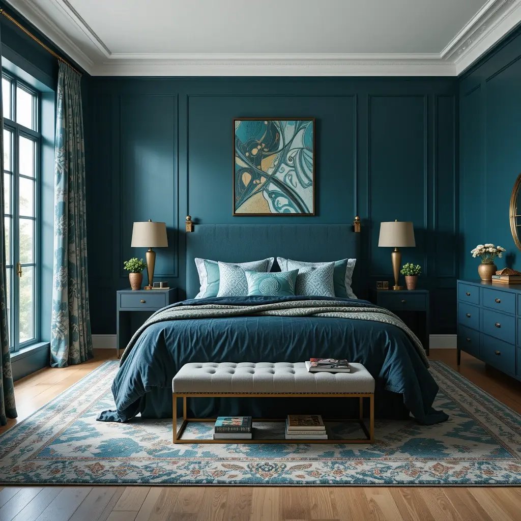 Dark Teal Maximalist Approach