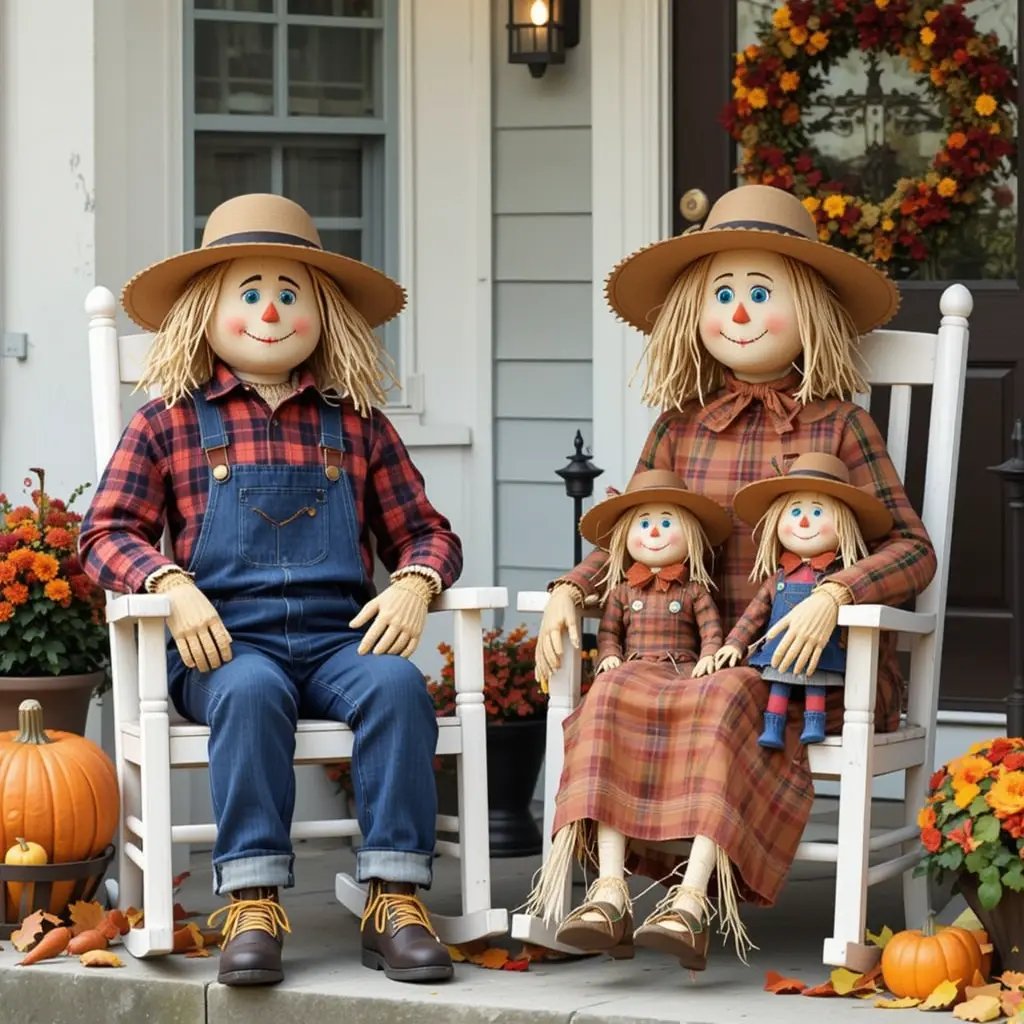 Scarecrow Family Displays