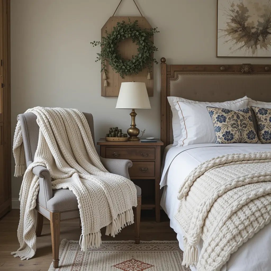 Wool and Cotton Throws in Every Room