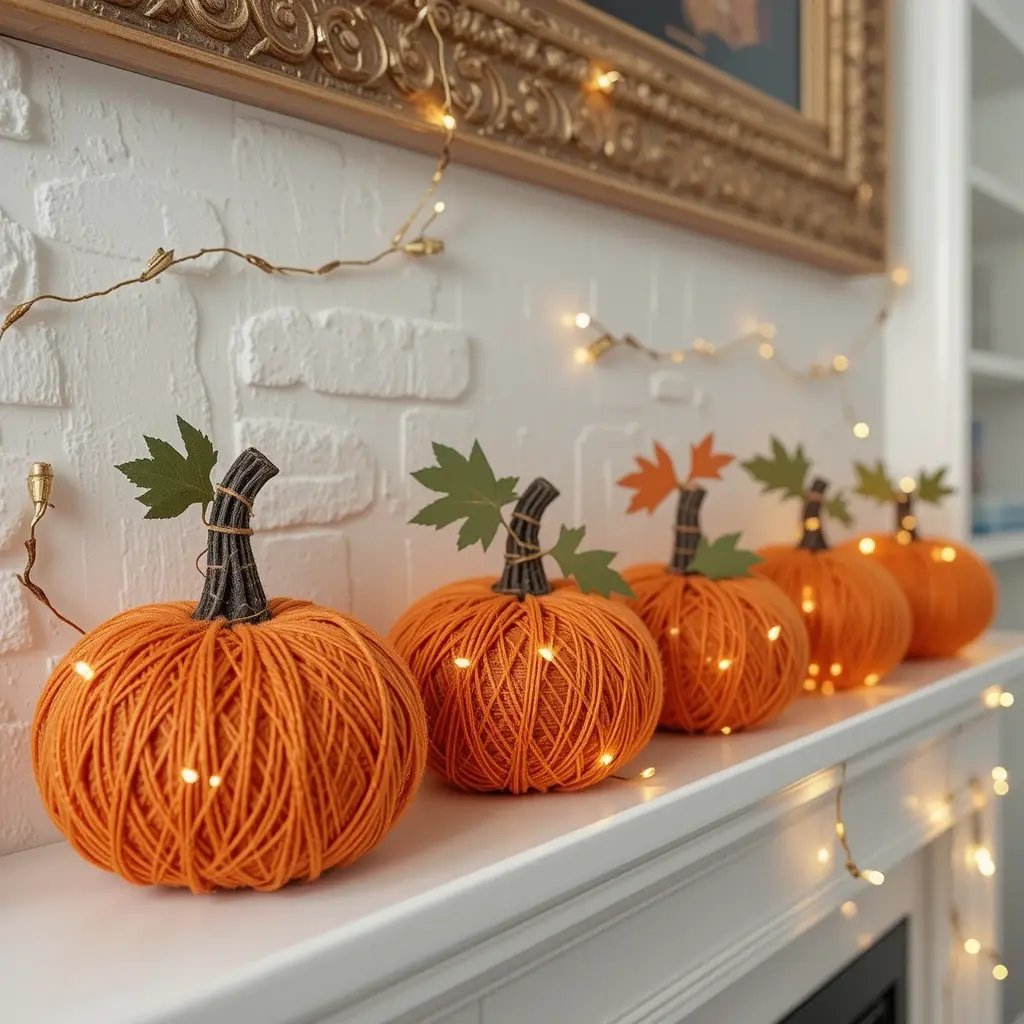 Pumpkin Yarn Wraps