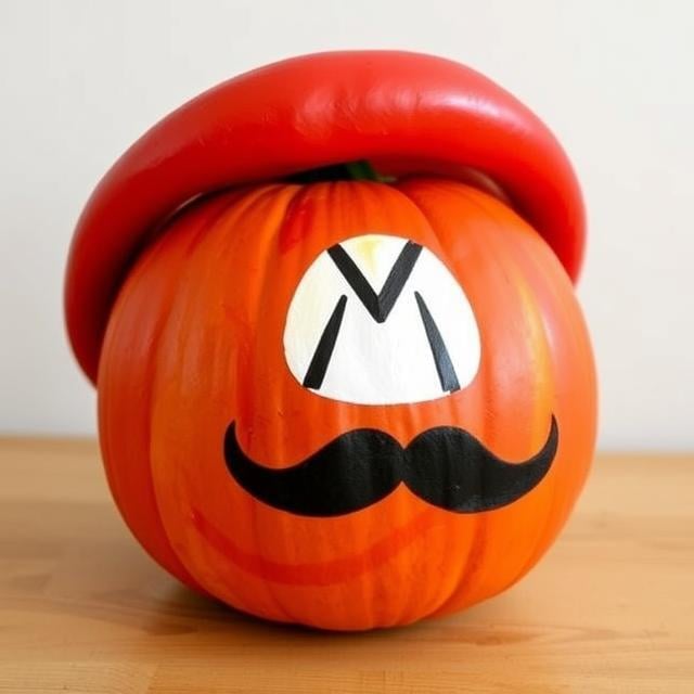 Super Mario Pumpkin