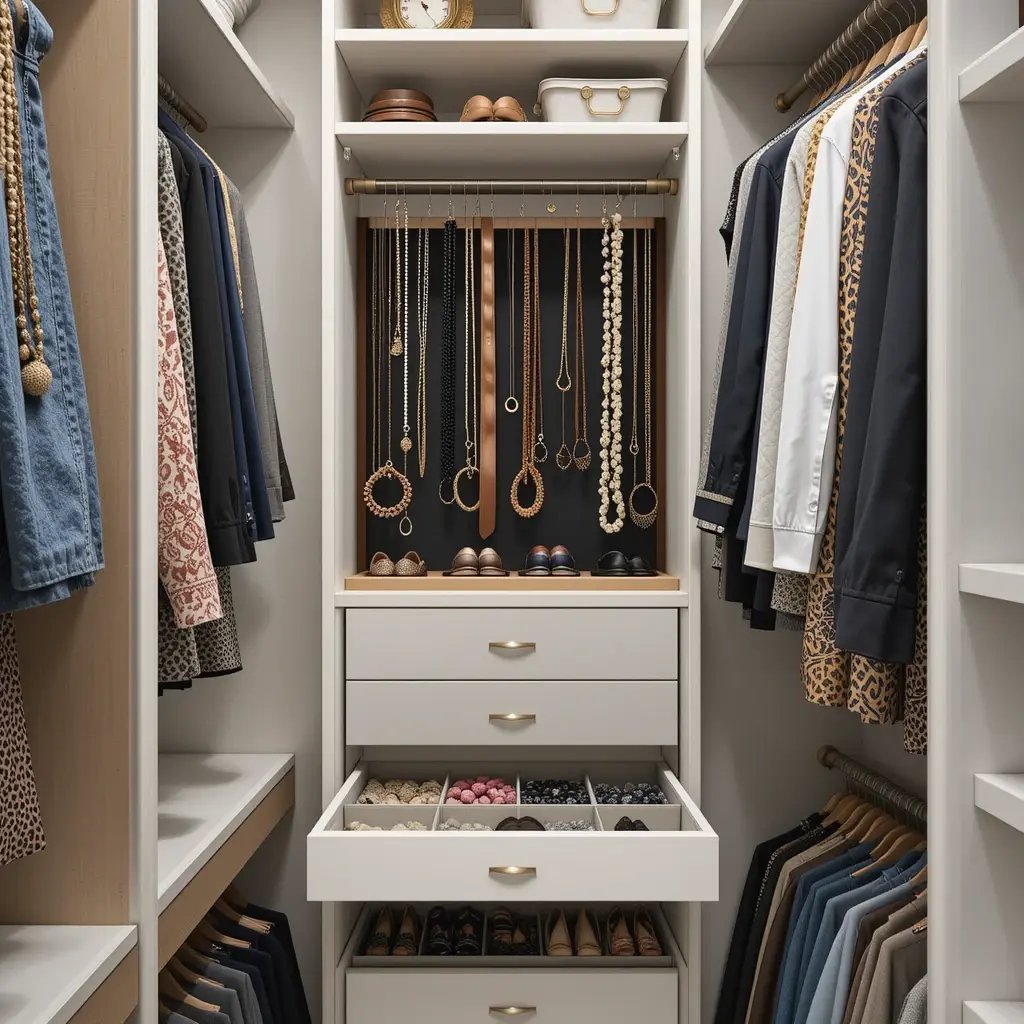 Pull-Out Accessories Keep It Tidy