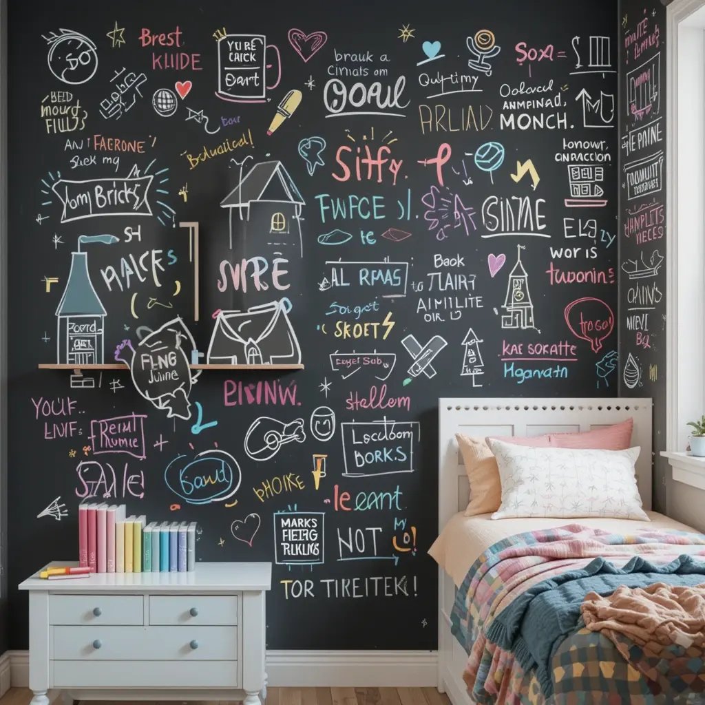 Interactive Chalkboard Wall