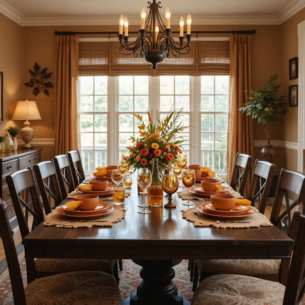 Incorporate Warm Toned Tableware
