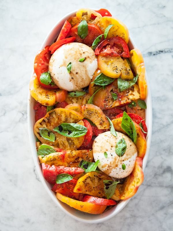Heirloom Tomato & Burrata Caprese