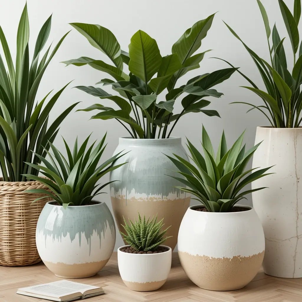 Use Statement Pots as Decor Elements