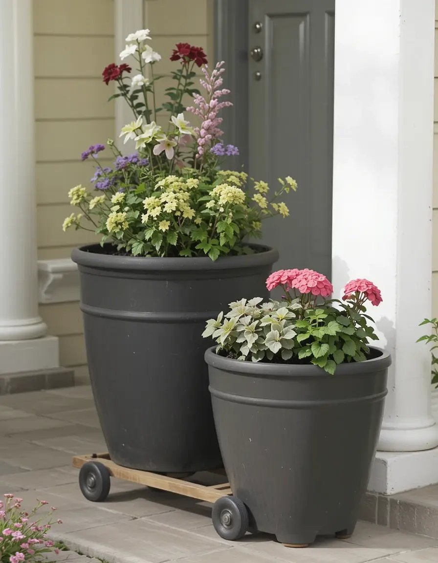 Rolling Planter Containers