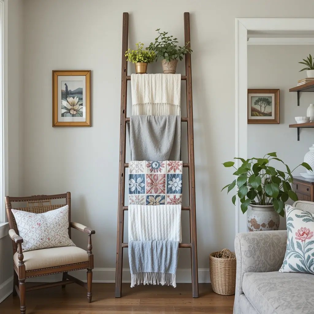 Vintage Ladder Display
