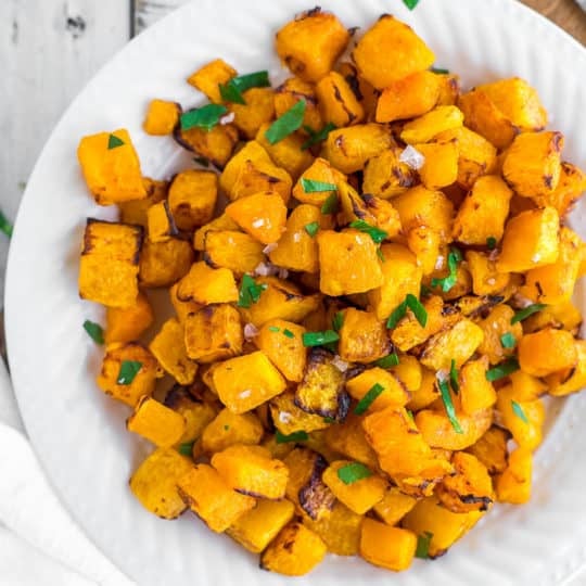 AIR FRYER BUTTERNUT SQUASH