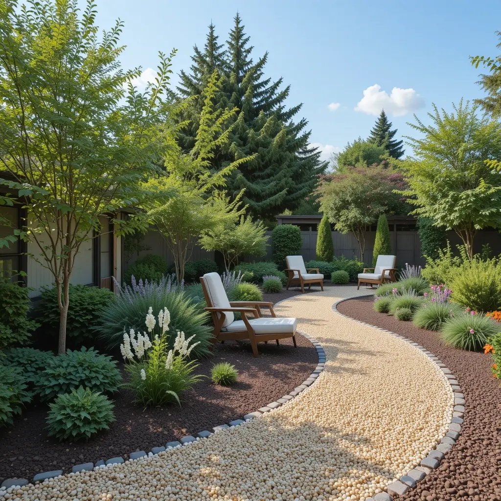 Use Gravel Paths for Texture and Flow