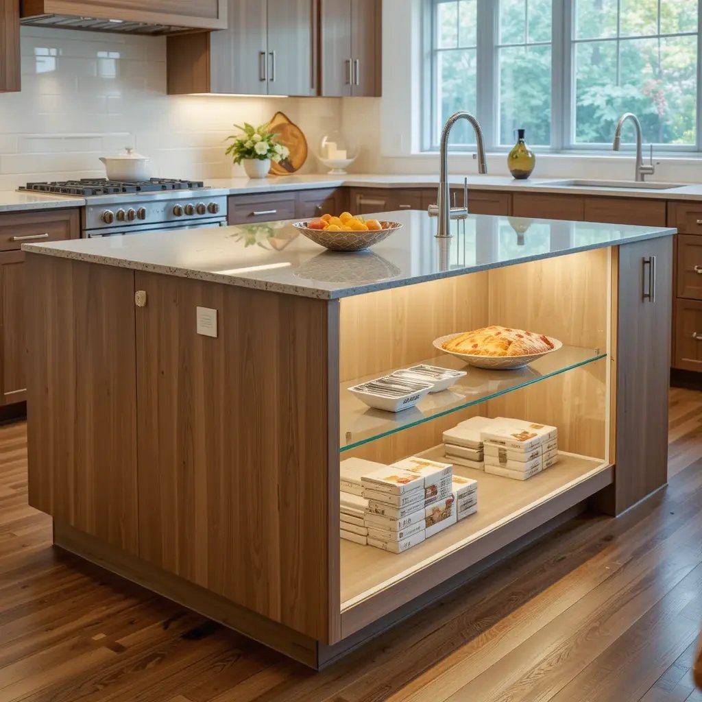 Glass Counter Sections