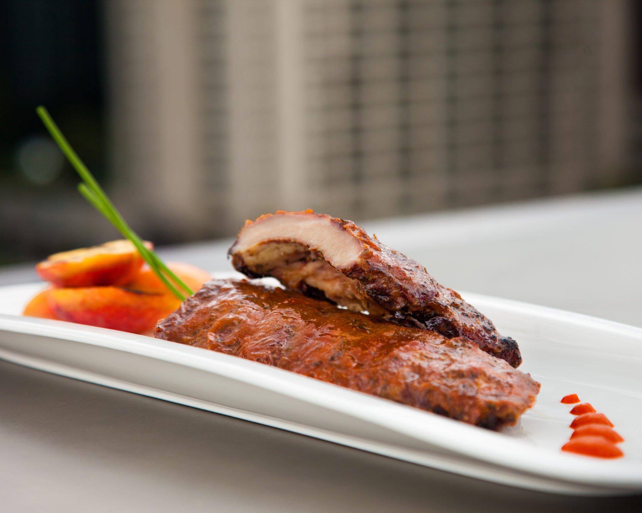 Peachy Baby Back Ribs