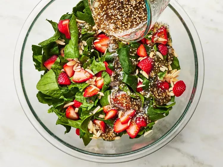  Strawberry Spinach Salad 