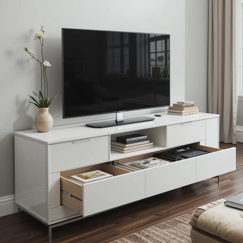 Incorporate Sleek, Multi-Functional Furniture