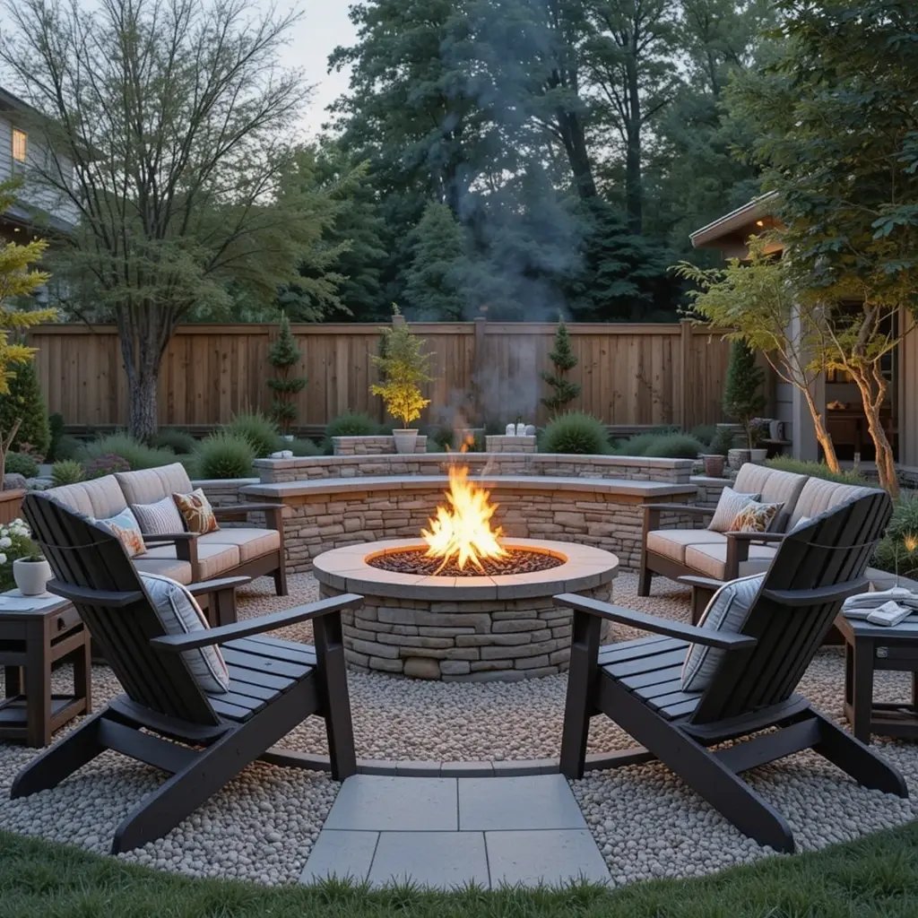 Add a Fire Pit Lounge Area