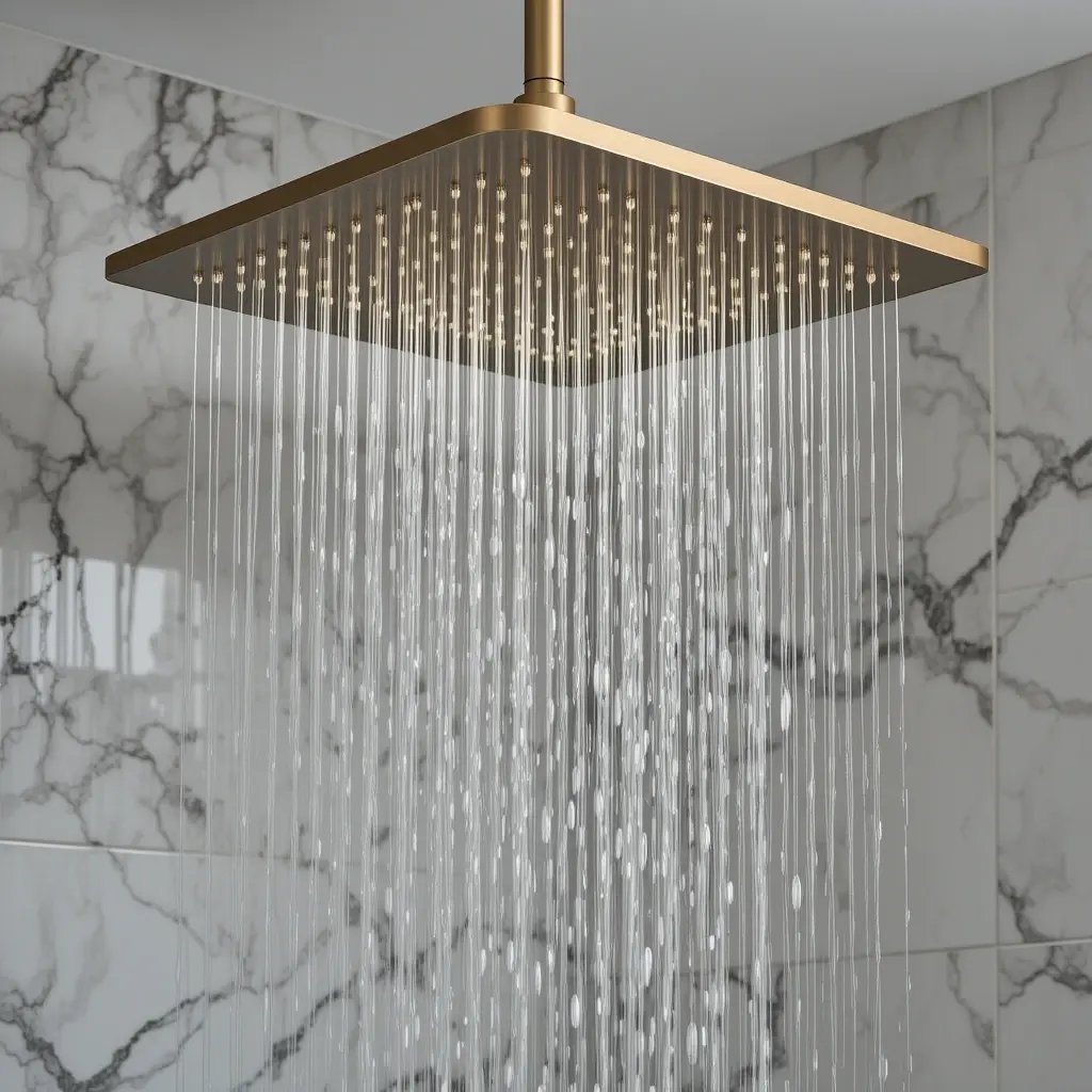 Install a Rainfall Showerhead for Ultimate Relaxation