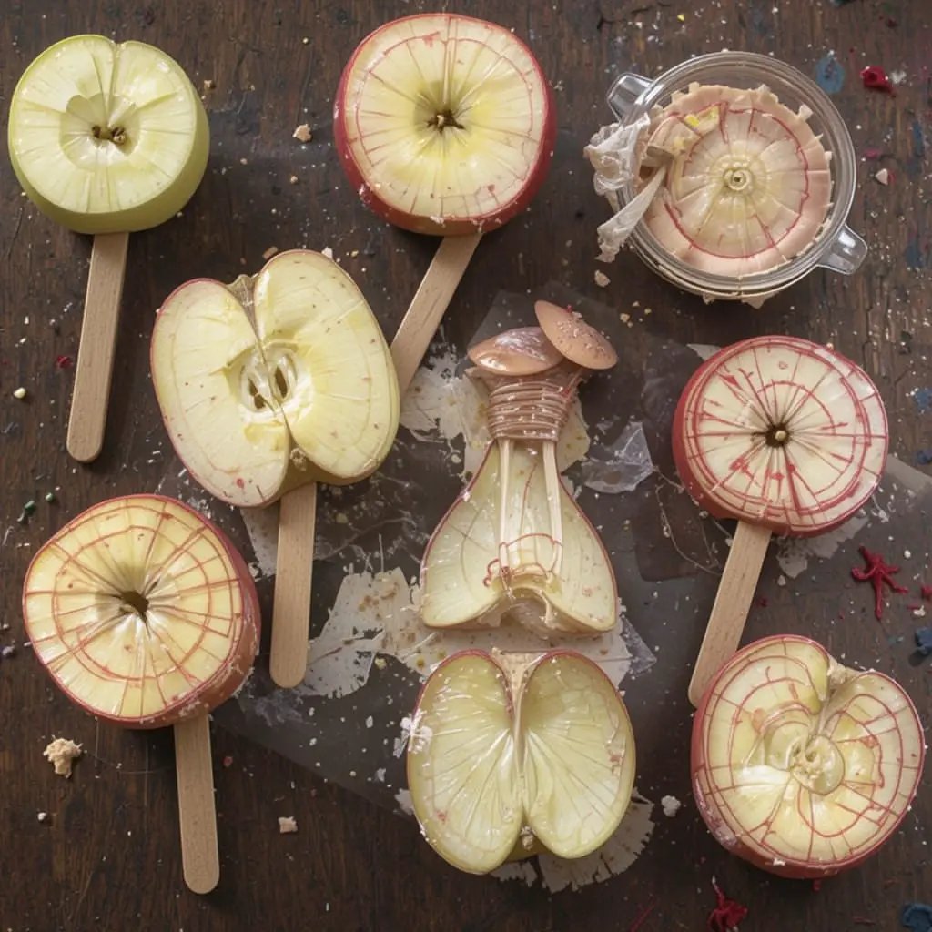 Apple Slice Paint Brushes