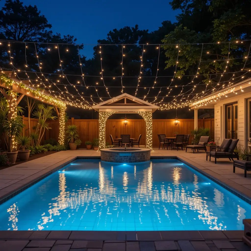 Install Outdoor String Lights