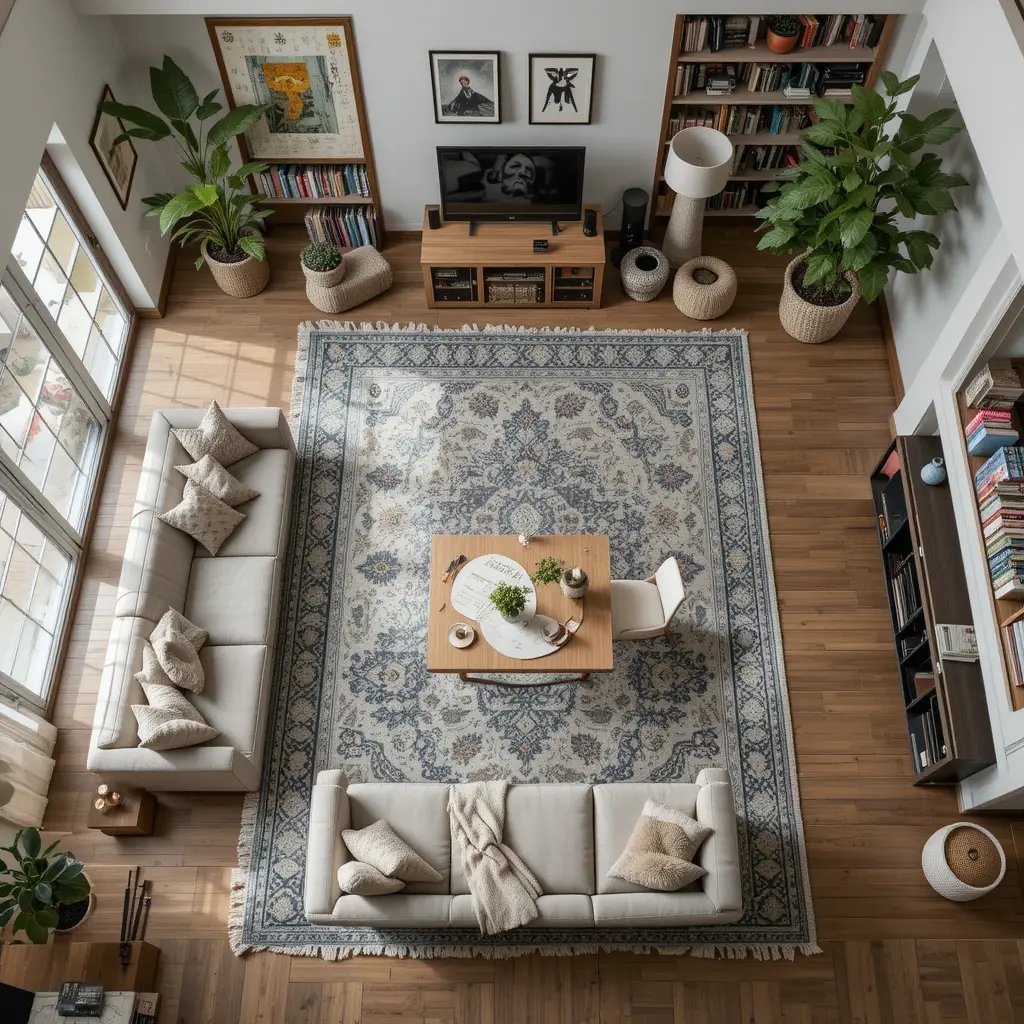 Use Rugs to Define Zones