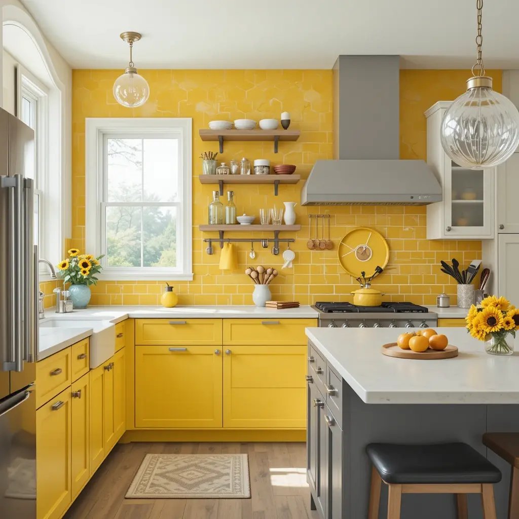 Bright Sunflower Yellow