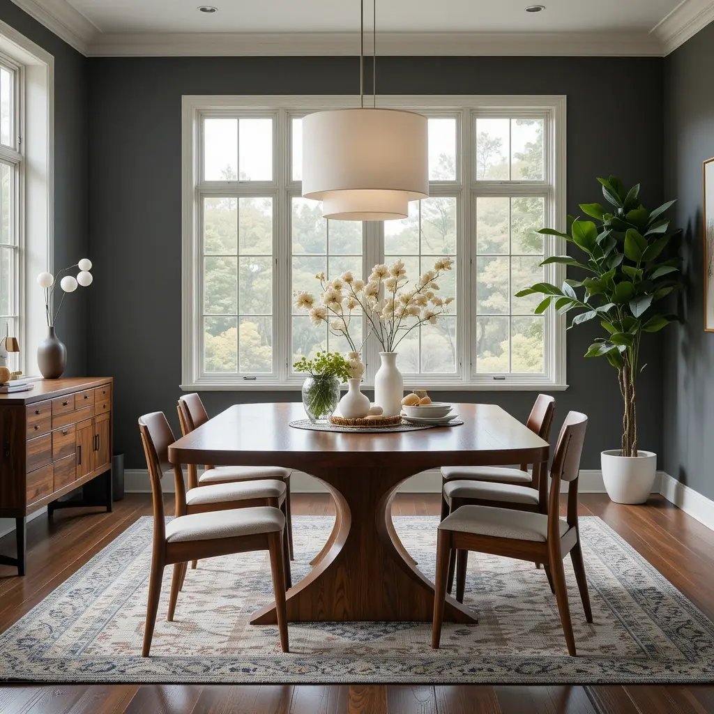 Embrace Rich Walnut Wood Furniture