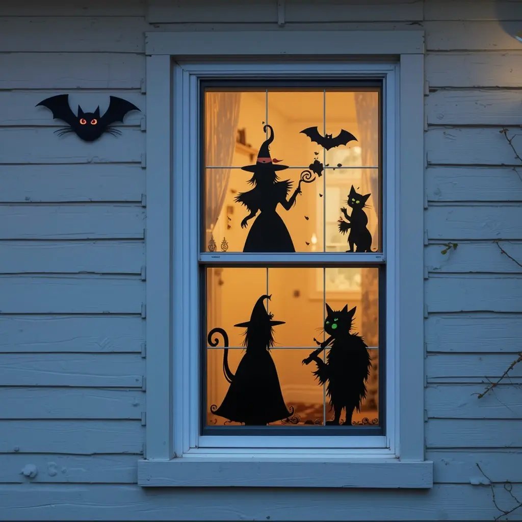 Window Silhouette Cutouts