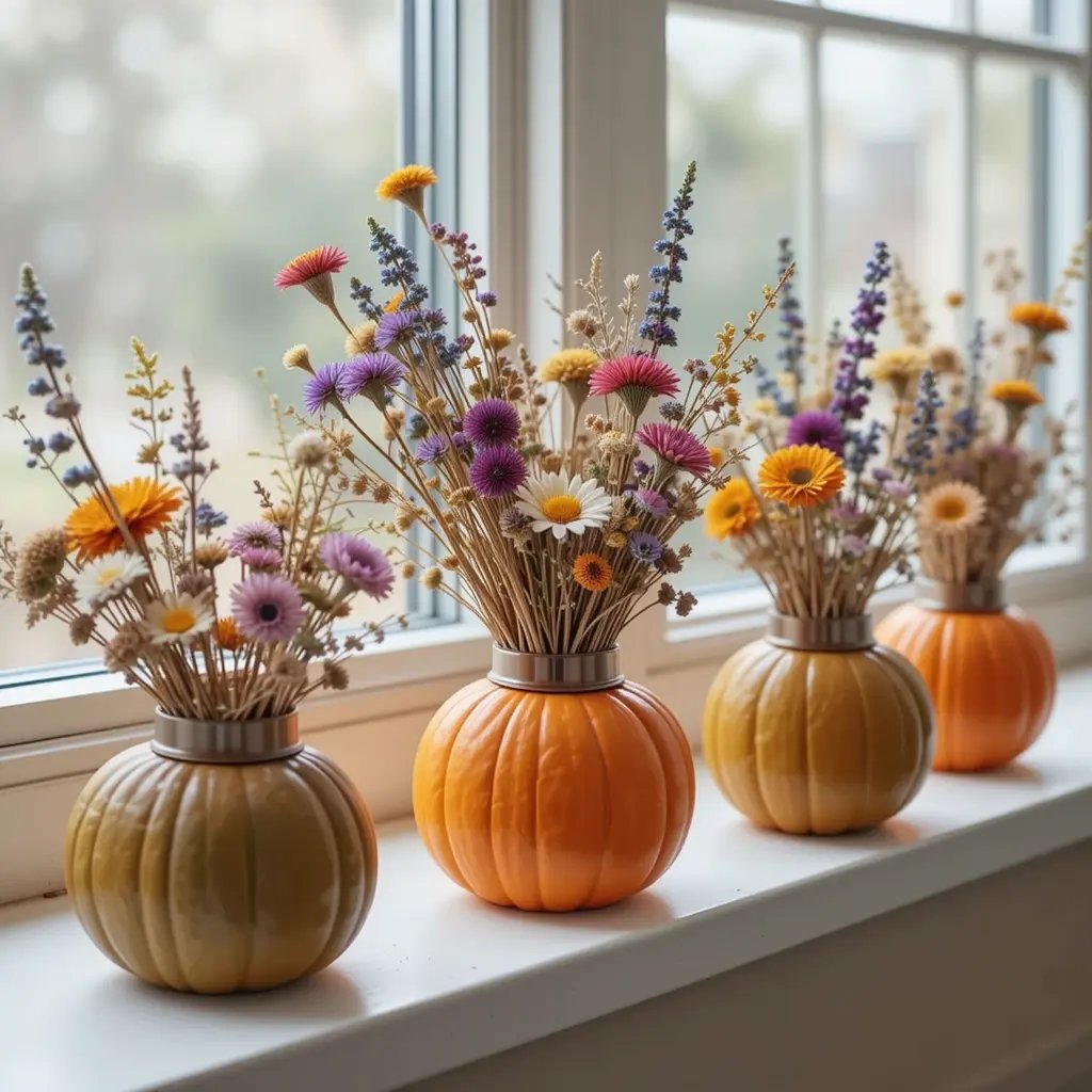 Mini Pumpkin Vases