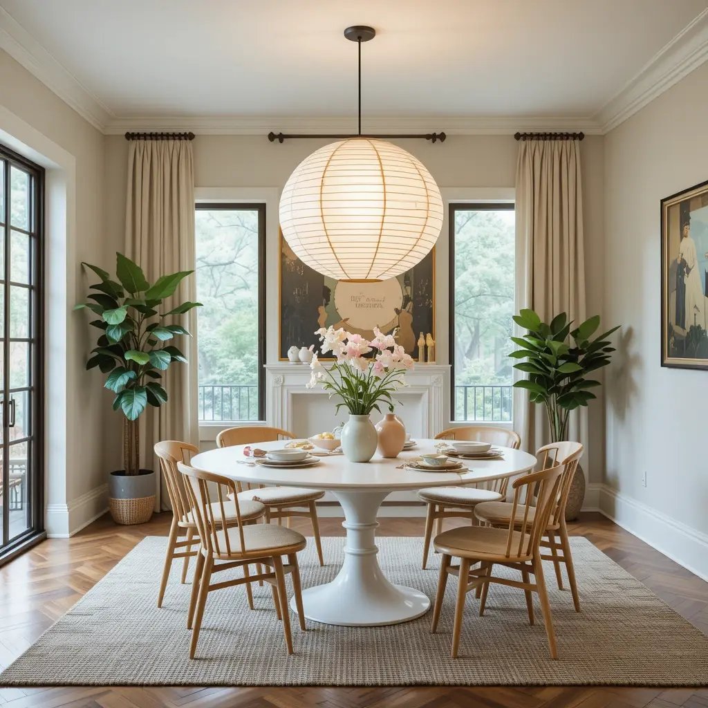 Oversized Paper Lanterns for Soft Lighting