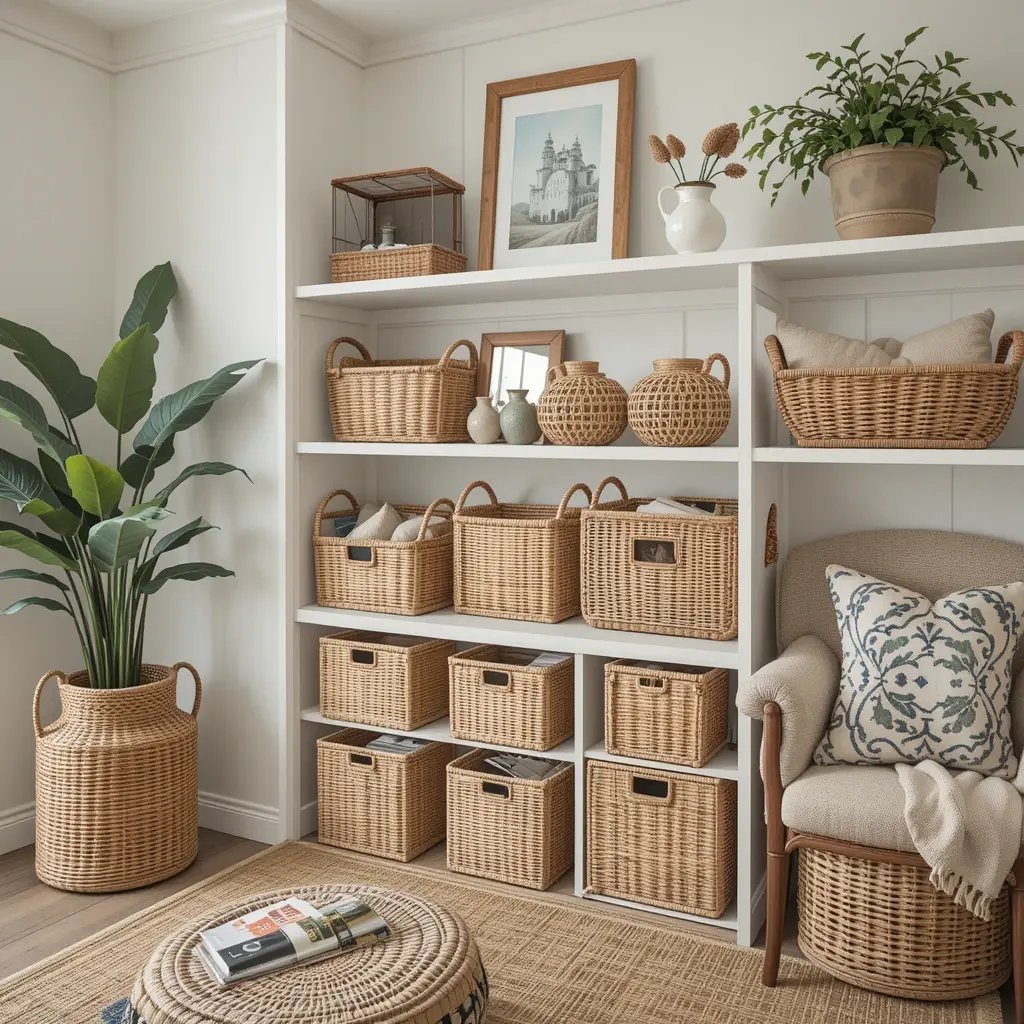 Woven Baskets for Storage