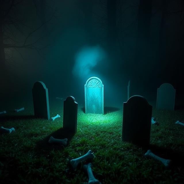 Mini Graveyard in the Front Yard