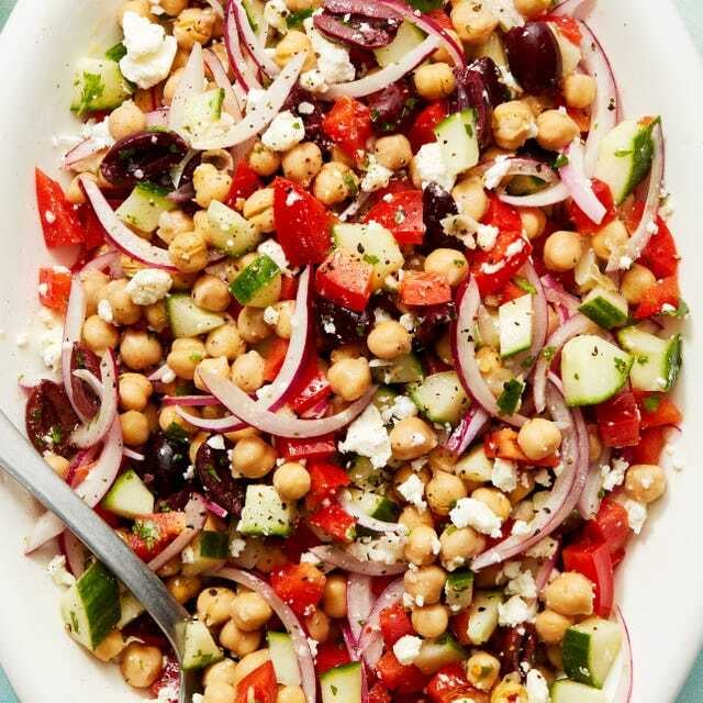 Mediterranean Chickpea & Herb Salad