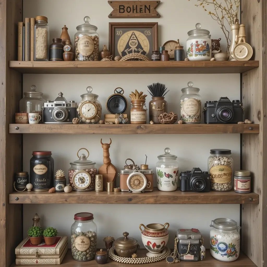 Decorate with Trinkets and Personal Collectibles