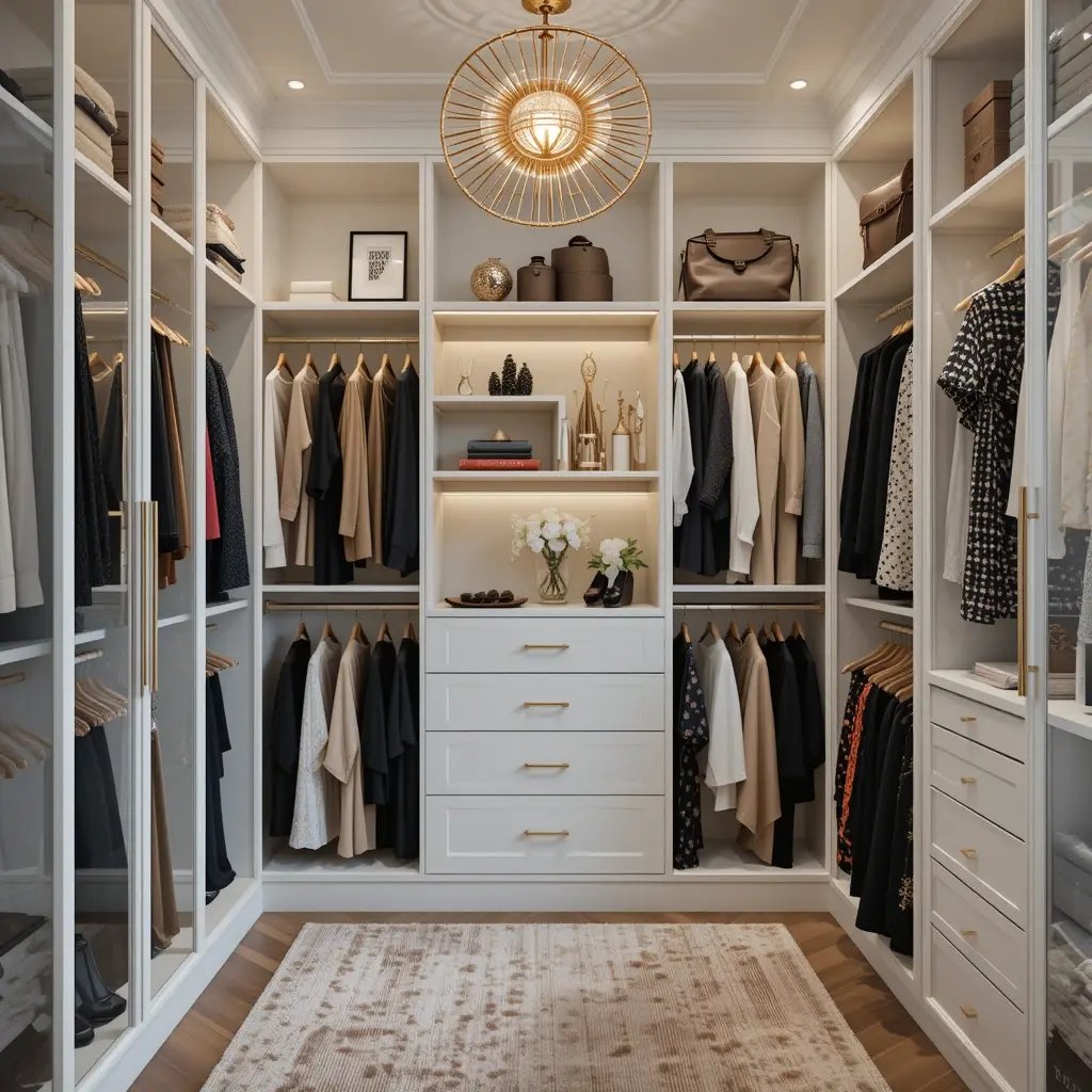 Glass-Front Cabinets Add a Touch of Boutique