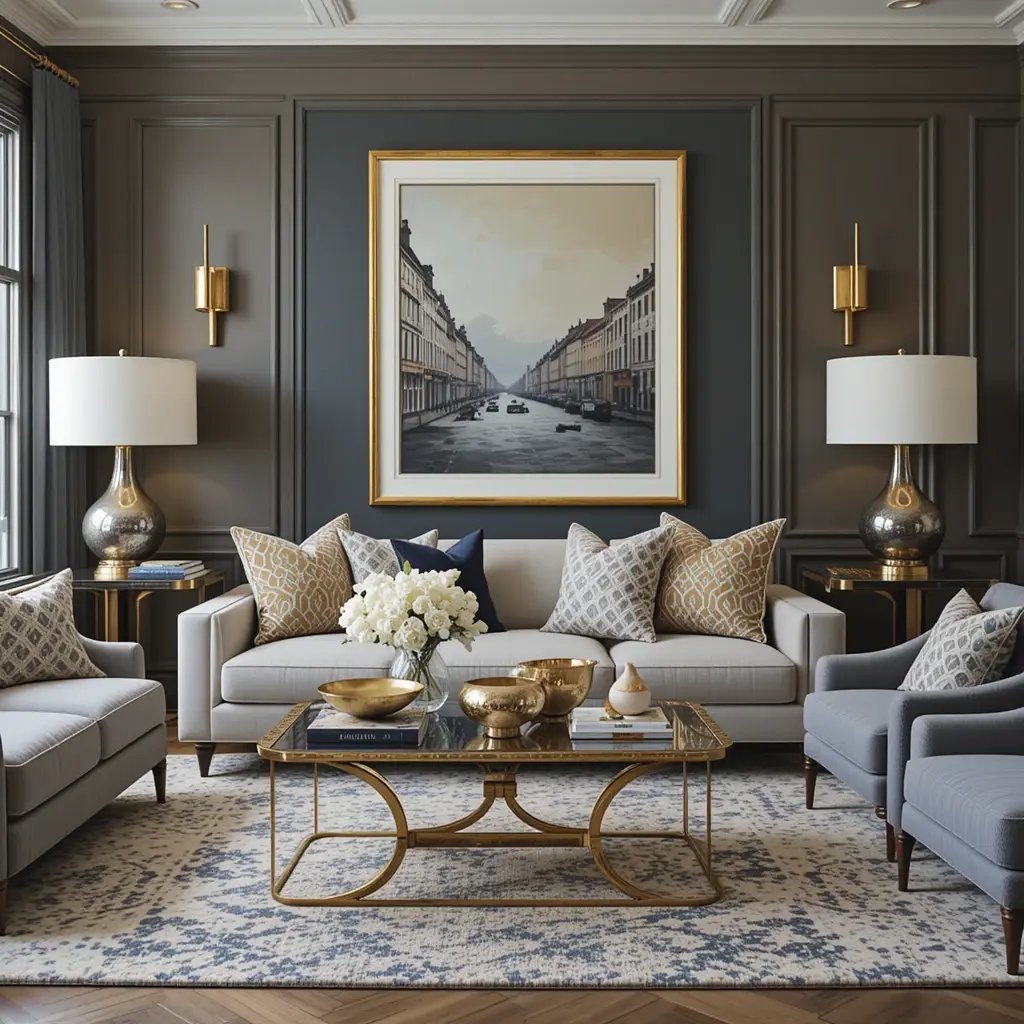 Use Metallic Accents