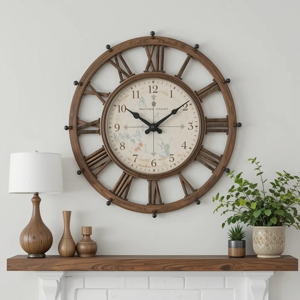 Vintage-Inspired Artisan Clock