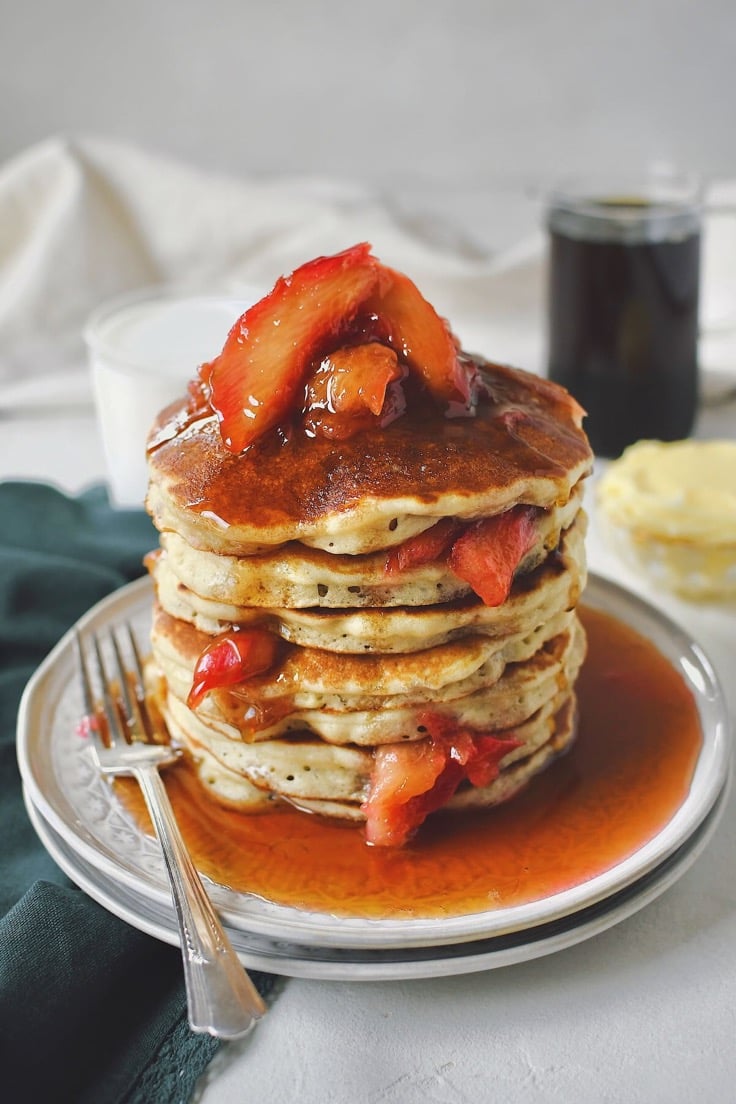 Rhubarb Pancakes
