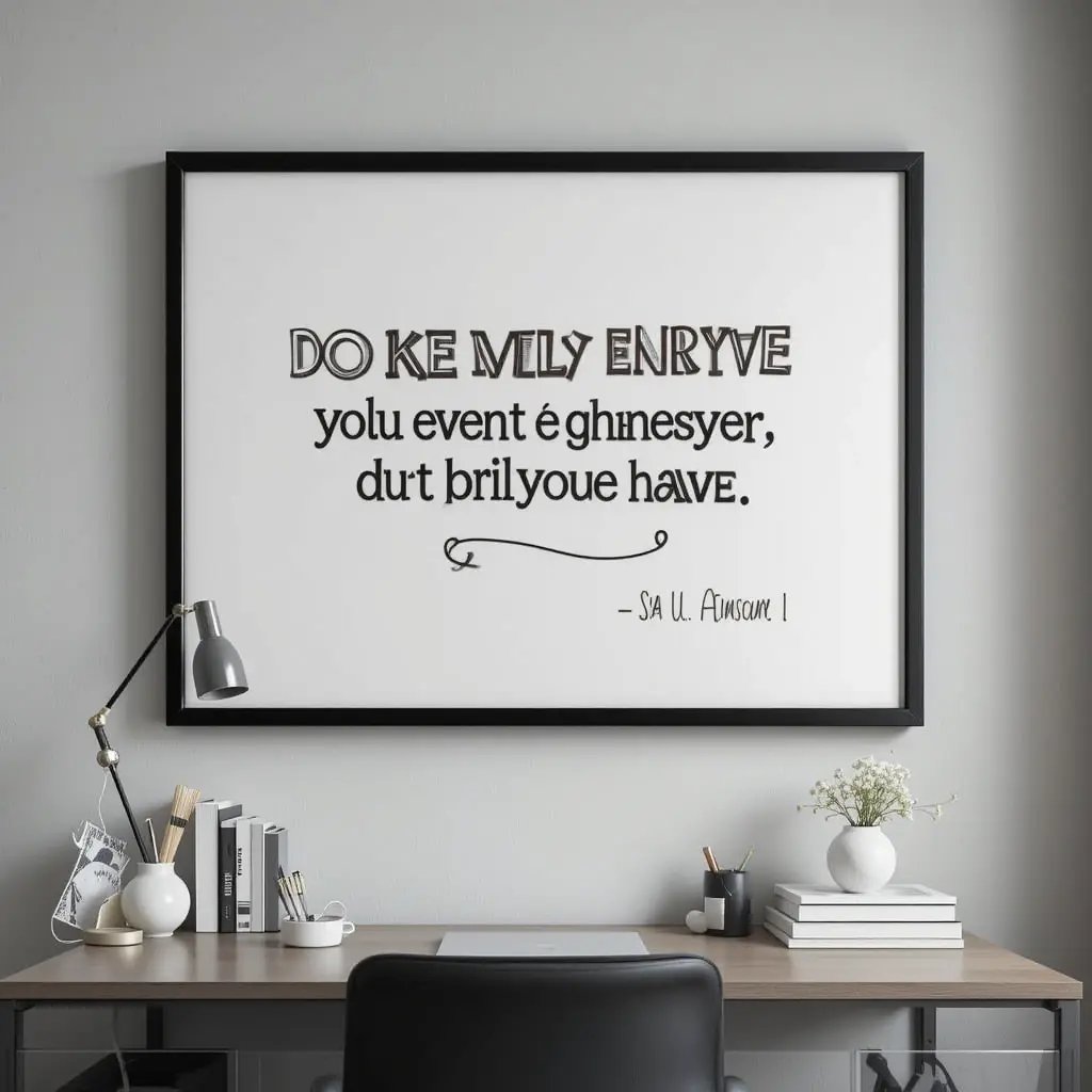 Framed Text or Quotes
