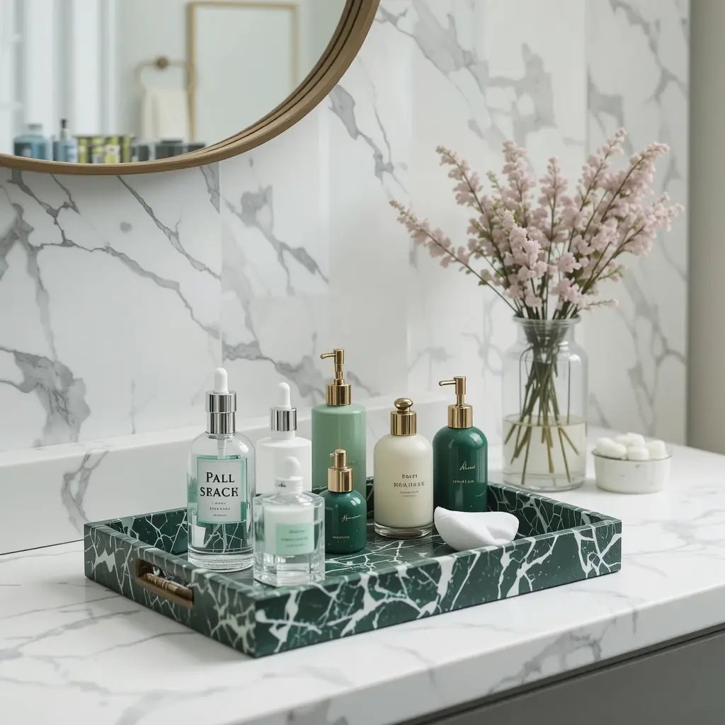 Green Marble Soap Dish or Tray